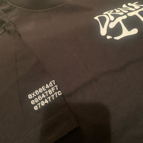 MAYC Mutant Ape Yacht Club DRINK IT LIFE PRESERVER TEE (RARE) - Picture 2 of 7